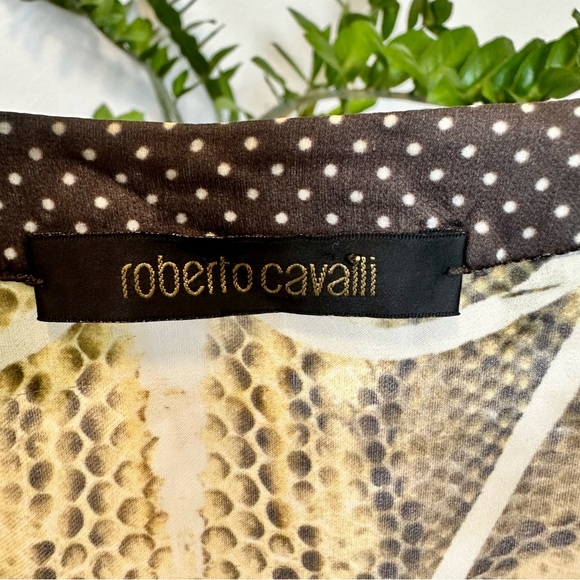 Roberto Cavalli Silk kaftan Chiffon Kimono top - Picture 13 of 15